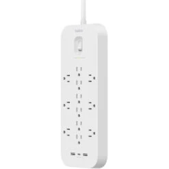 Belkin 12-Outlet Surge Protector With USB (White)(Belkin 12 Outlet Surge Protector With Usb White) -Celestron Shop 1677518206 IMG 1945923