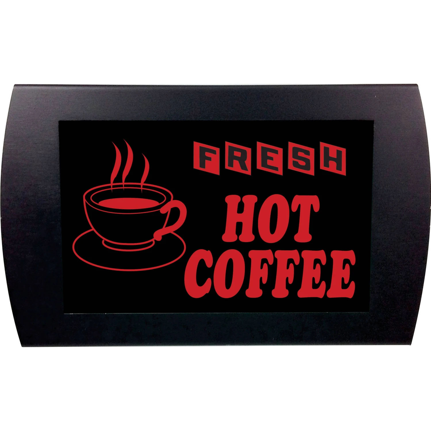 American Recorder "FRESH HOT COFFEE" LED Lighted Sign (Red)(American Recorder Fresh Hot Coffee Led Lighted Sign Red) 1 American Recorder "FRESH HOT COFFEE" LED Lighted Sign (Red)(American Recorder Fresh Hot Coffee Led Lighted Sign Red)