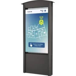 Peerless-AV Dual-Sided Smart City Kiosk With 55" Displays (Black)(Peerless Av Dual Sided Smart City Kiosk With 55 Displays Black)