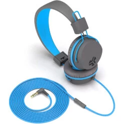 JLab JBuddies Studio On-Ear Kids Headphones (Gray And Blue)(Jlab Jbuddies Studio On Ear Kids Headphones Gray And Blue) -Celestron Shop 1679405435 IMG 1961162