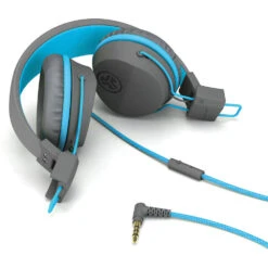 JLab JBuddies Studio On-Ear Kids Headphones (Gray And Blue)(Jlab Jbuddies Studio On Ear Kids Headphones Gray And Blue) -Celestron Shop 1679405435 IMG 1961163
