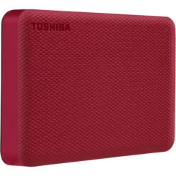 Toshiba 2TB Canvio Advance USB-A 3.2 Gen 1 Portable Hard Drive (Red)(Toshiba 2tb Canvio Advance Usb A 3 2 Gen 1 Portable Hard Drive Red)