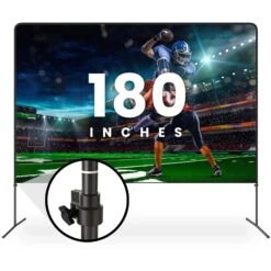 KHOMO GEAR Projector Screen And Stand With Height Adjustment (180")(Khomo Gear Projector Screen And Stand With Height Adjustment 180)