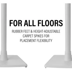 SANUS Fixed-Height Floor Stand For Sonos Era 100 Speakers (White, Single)(Sanus Fixed Height Floor Stand For Sonos Era 100 Speakers White Single) -Celestron Shop 1684163755 IMG 1996892