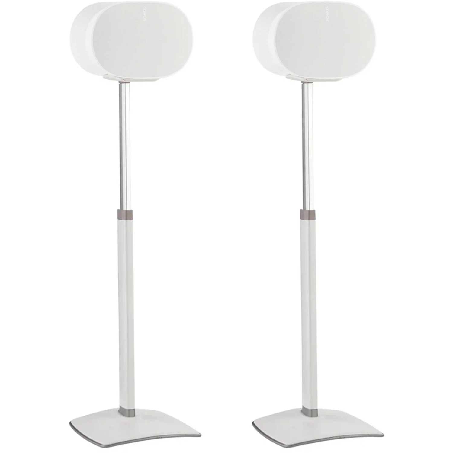 SANUS Height-Adjustable Floor Stand For Sonos Era 300 Speakers (White, Pair)(Sanus Height Adjustable Floor Stand For Sonos Era 300 Speakers White Pair) 1 SANUS Height-Adjustable Floor Stand For Sonos Era 300 Speakers (White, Pair)(Sanus Height Adjustable Floor Stand For Sonos Era 300 Speakers White Pair)
