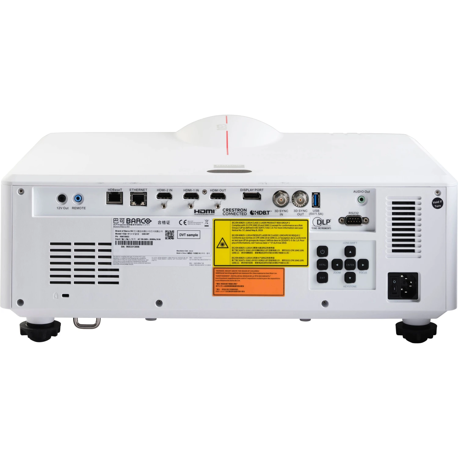 Barco G50-W6 6000-Lumen WUXGA Laser DLP Projector (No Lens, White, TAA Compliant)(Barco G50 W6 6000 Lumen Wuxga Laser Dlp Projector No Lens White Taa Compliant) 2 Barco G50-W6 6000-Lumen WUXGA Laser DLP Projector (No Lens, White, TAA Compliant)(Barco G50 W6 6000 Lumen Wuxga Laser Dlp Projector No Lens White Taa Compliant) - Image 2