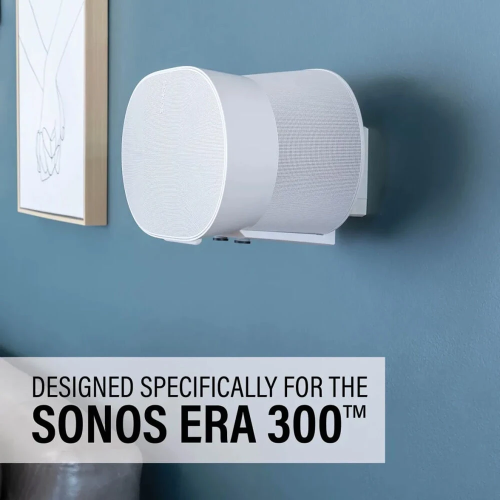 SANUS WSWME31 Wall Mount For The Sonos Era 300 Speaker (White, Single)(Sanus Wswme31 Wall Mount For The Sonos Era 300 Speaker White Single) 6 SANUS WSWME31 Wall Mount For The Sonos Era 300 Speaker (White, Single)(Sanus Wswme31 Wall Mount For The Sonos Era 300 Speaker White Single) - Image 6