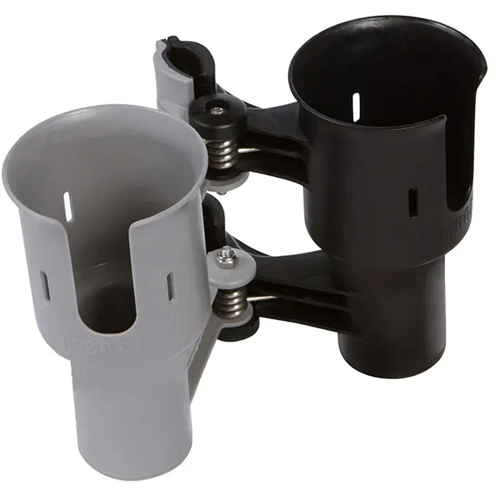 RoboCup Clamp-On Dual-Cup & Drink Holder (Gray & Black)(Robocup Clamp On Dual Cup Drink Holder Gray Black) 1 RoboCup Clamp-On Dual-Cup & Drink Holder (Gray & Black)(Robocup Clamp On Dual Cup Drink Holder Gray Black)