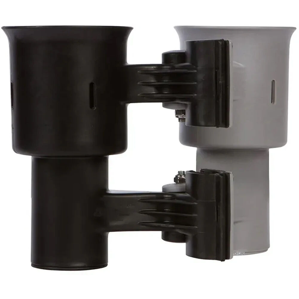 RoboCup Clamp-On Dual-Cup & Drink Holder (Gray & Black)(Robocup Clamp On Dual Cup Drink Holder Gray Black) 2 RoboCup Clamp-On Dual-Cup & Drink Holder (Gray & Black)(Robocup Clamp On Dual Cup Drink Holder Gray Black) - Image 2