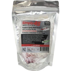 Simply45 ProSeries Strain Relief With RED Locking Pin For All Simpy45 UTP Cat6/Cat6A RJ45 (100-Pack)(Simply45 Proseries Strain Relief With Red Locking Pin For All Simpy45 Utp Cat6 Cat6a Rj45 100 Pack) -Celestron Shop 1686568559 IMG 2016542