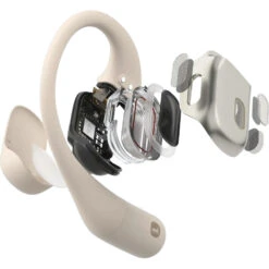 SHOKZ OpenFit Open-Ear True Wireless Earbuds (Beige)(Shokz Openfit Open Ear True Wireless Earbuds Beige) -Celestron Shop 1688032864 IMG 2029811