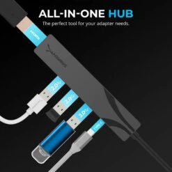 Sabrent 4-in-1 Multi-Port USB-C Hub (Gray)(Sabrent 4 In 1 Multi Port Usb C Hub Gray) -Celestron Shop 1690810235 IMG 2051112