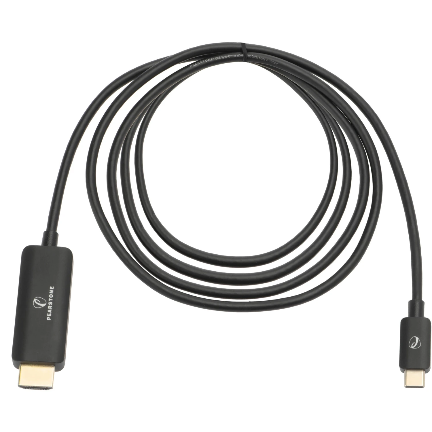 Pearstone USB-C Male To HDMI Male 8K Cable (10')(Pearstone Usb C Male To Hdmi Male 8k Cable 10) 3 Pearstone USB-C Male To HDMI Male 8K Cable (10')(Pearstone Usb C Male To Hdmi Male 8k Cable 10) - Image 3