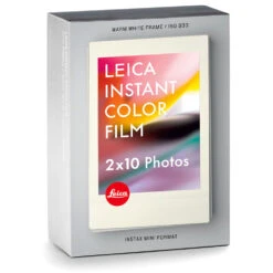 Leica SOFORT Warm White Color Duo Film Pack (20 Exposures)(Leica Sofort Warm White Color Duo Film Pack 20 Exposures)