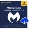 Malwarebytes Premium Antivirus With Privacy VPN (2 Devices For 1 Year)(Malwarebytes Premium Antivirus With Privacy Vpn 2 Devices For 1 Year)