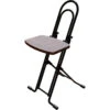 PLATEAU CHAIRS Petite Series Folding Chair With Dark Brown Wood Seat & Black Frame(Plateau Chairs Petite Series Folding Chair With Dark Brown Wood Seat Black Frame)