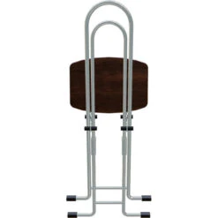 PLATEAU CHAIRS Petite Series Folding Chair With Dark Brown Wood Seat & Silver Frame(Plateau Chairs Petite Series Folding Chair With Dark Brown Wood Seat Silver Frame) -Celestron Shop 1698330666 IMG 2108244