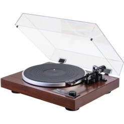 Dual Electronics CS 529 Three-Speed Automatic Turntable With Bluetooth (Walnut)(Dual Electronics Cs 529 Three Speed Automatic Turntable With Bluetooth Walnut)