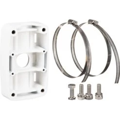 Hanwha Vision SBP-300PMW2 Pole Mount Base For TNO-7180RLP License Plate Capture Camera (White)(Hanwha Vision Sbp 300pmw2 Pole Mount Base For Tno 7180rlp License Plate Capture Camera White)