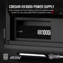 Corsair HX1000i 1000W 80 Plus Platinum Modular ATX Power Supply (Black)(Corsair Hx1000i 1000w 80 Plus Platinum Modular Atx Power Supply Black) -Celestron Shop 1701358549 IMG 2136546