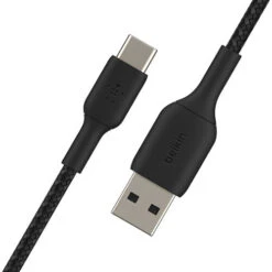 Belkin BoostCharge Braided USB-C To USB-A Cable (6.6', Black)(Belkin Boostcharge Braided Usb C To Usb A Cable 6 6 Black) -Celestron Shop 1701425788 IMG 2136919