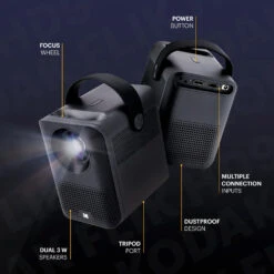 Kodak FLIK HD9 200-Lumen Full HD Smart Projector (Black)(Kodak Flik Hd9 200 Lumen Full Hd Smart Projector Black) -Celestron Shop 1701695786 IMG 2137942