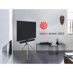 One For All WM 7476 Quadpod Universal TV Stand For 32 To 70" Displays (Oak & Silver)(One For All Wm 7476 Quadpod Universal Tv Stand For 32 To 70 Displays Oak Silver) -Celestron Shop 1701970235 IMG 2142271