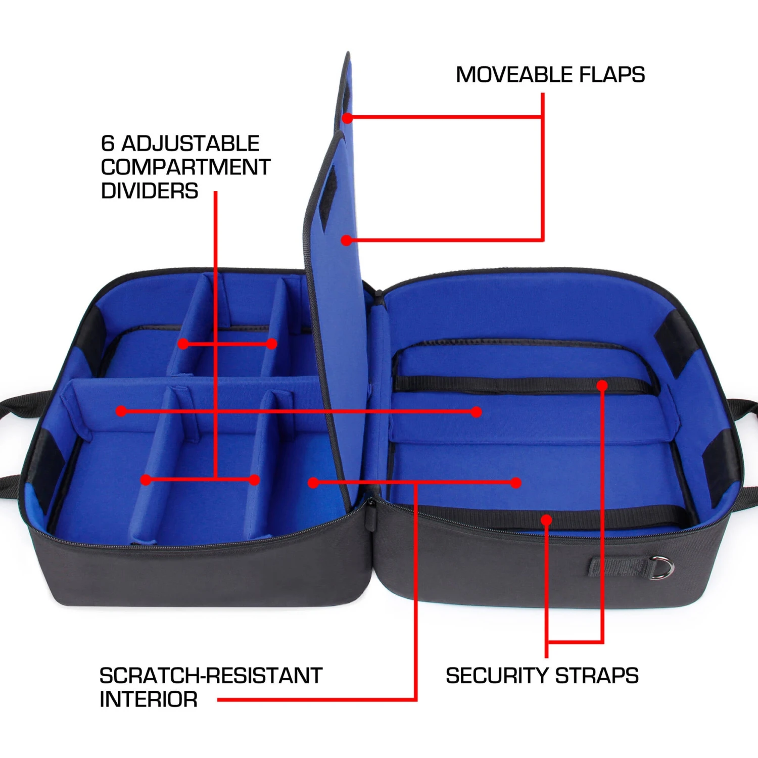 USA GEAR S23 Console Travel Case For PlayStation 5 (Blue)(Usa Gear S23 Console Travel Case For Playstation 5 Blue) 2 USA GEAR S23 Console Travel Case For PlayStation 5 (Blue)(Usa Gear S23 Console Travel Case For Playstation 5 Blue) - Image 2