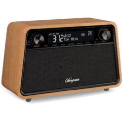 Sangean HDR-19 AM/FM-RDS/HD Desktop Radio With Bluetooth (Natural Cherry)(Sangean Lb 100 Lunchbox Portable Ultra Rugged Am Fm Radio Yellow Copy) -Celestron Shop 1704985213 1804349