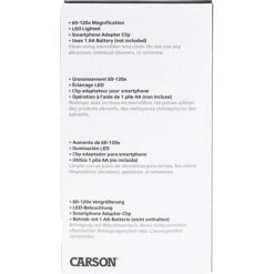 Carson MM-350 MicroBrite Pro LED Pocket Microscope With Smartphone Adapter (4-Pack)(Carson Mm 350 Microbrite Pro Led Pocket Microscope With Smartphone Adapter 4 Pack) -Celestron Shop 1706617834 IMG 2177697