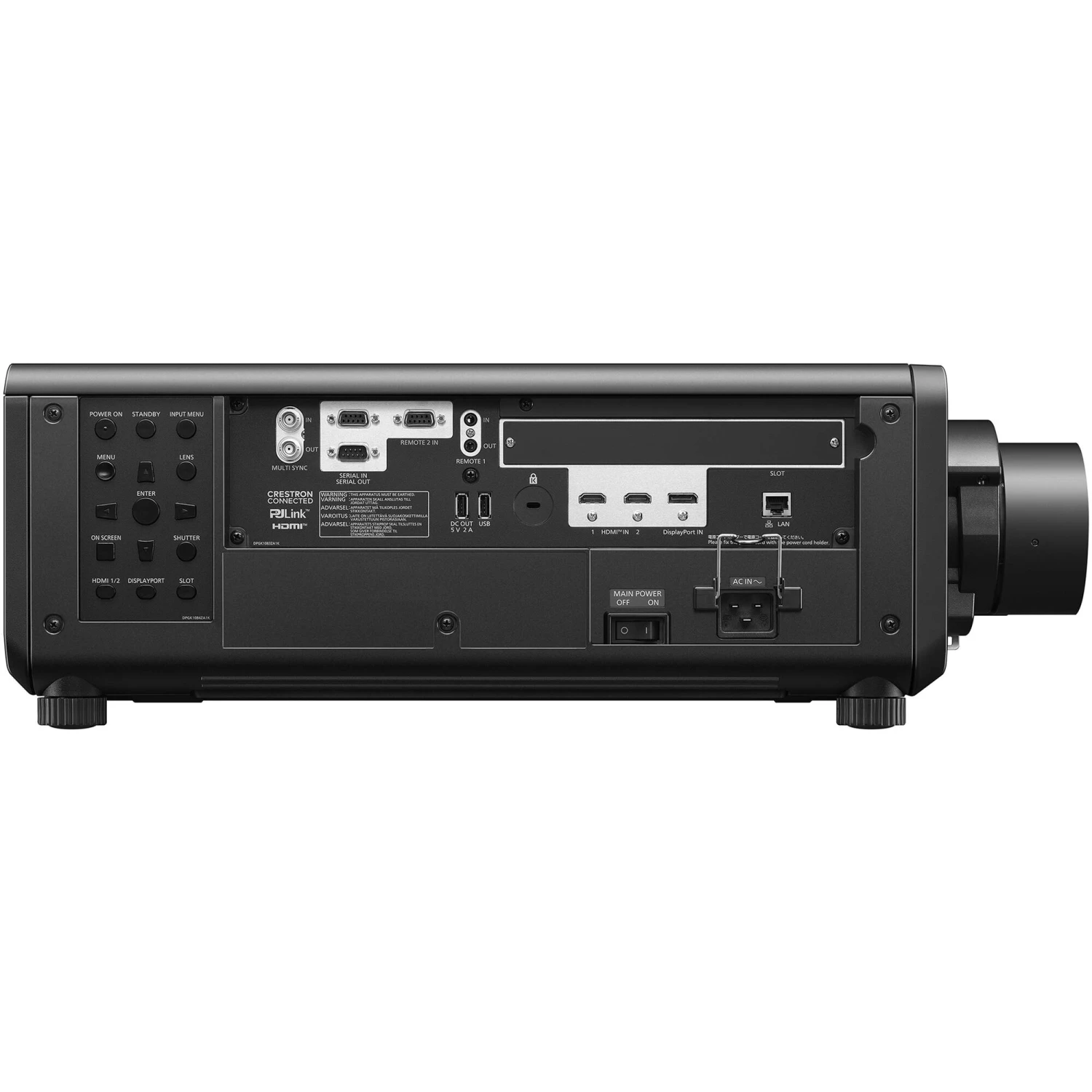Panasonic REQ12 Series PT-REQ80BU 8000-Lumen Pixel Shift UHD 4K Laser DLP Projector (Black)(Panasonic Req12 Series Pt Req80bu 8000 Lumen Pixel Shift Uhd 4k Laser Dlp Projector Black) 4 Panasonic REQ12 Series PT-REQ80BU 8000-Lumen Pixel Shift UHD 4K Laser DLP Projector (Black)(Panasonic Req12 Series Pt Req80bu 8000 Lumen Pixel Shift Uhd 4k Laser Dlp Projector Black) - Image 4