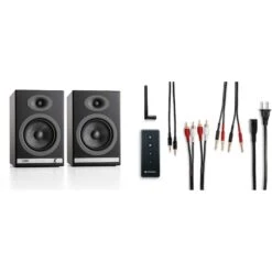 Audioengine HD5 2-Way Active Wireless Bookshelf Speakers (Matte Black, Pair)(Audioengine Hd5 2 Way Active Wireless Bookshelf Speakers Matte Black Pair) -Celestron Shop 1706787992 IMG 2179807