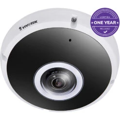 Vivotek FE931-EHV-1Y Vortex Premium 12MP Outdoor Vandal-Proof 360° Fisheye Camera (1-Year License)(Vivotek Fe931 Ehv 1y Vortex Premium 12mp Outdoor Vandal Proof 360 Deg Fisheye Camera 1 Year License)