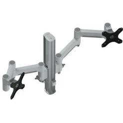 Atdec AWMS-2-4640 Dual Monitor Arms On Post (White)(Atdec Awms 2 4640 Dual Monitor Arms On Post White)