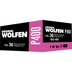 Wolfen P400 Black And White Negative Film (35mm Roll Film, 36 Exposures)(Wolfen P400 Black And White Negative Film 35mm Roll Film 36 Exposures)