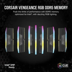 Corsair 64GB VENGEANCE RGB DDR5 6600MT/s DIMM Memory Kit (Black, 2 X 32GB)(Corsair 64gb Vengeance Rgb Ddr5 6600mt S Dimm Memory Kit Black 2 X 32gb) -Celestron Shop 1708606137 IMG 2193615