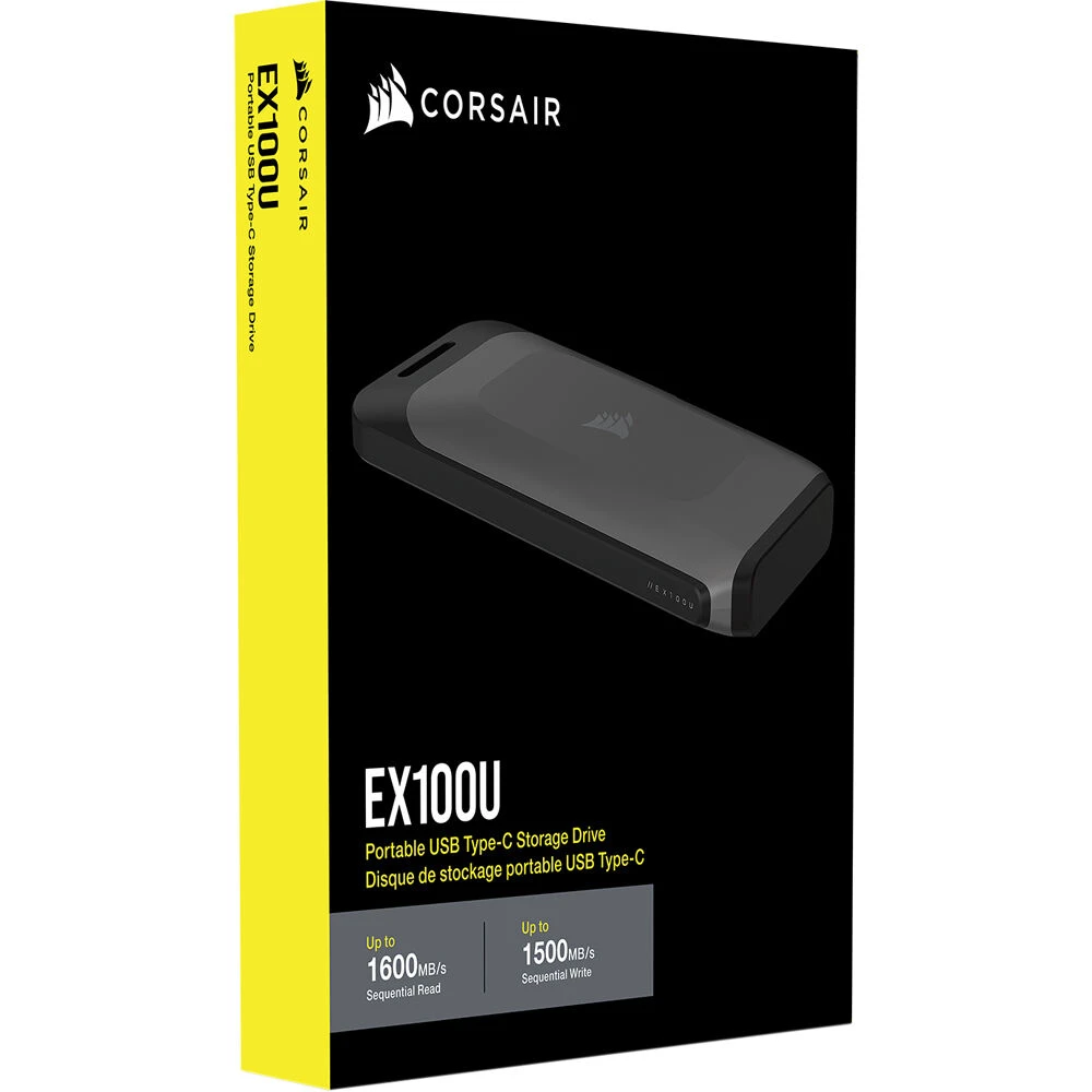 Corsair 4TB EX100U Portable Solid State USB-C Storage Drive(Corsair 4tb Ex100u Portable Solid State Usb C Storage Drive) 3 Corsair 4TB EX100U Portable Solid State USB-C Storage Drive(Corsair 4tb Ex100u Portable Solid State Usb C Storage Drive) - Image 3