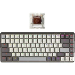 AZIO Cascade Slim TKL Wireless Hot-Swappable Mechanical Keyboard (Galaxy Light)(Azio Cascade Slim Tkl Wireless Hot Swappable Mechanical Keyboard Galaxy Light)