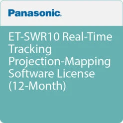 Panasonic ET-SWR10 Real-Time Tracking Projection-Mapping Software License (12-Month)(Panasonic Et Swr10 Real Time Tracking Projection Mapping Software License 12 Month)