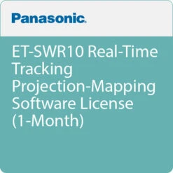 Panasonic ET-SWR10 Real-Time Tracking Projection-Mapping Software License (1-Month)(Panasonic Et Swr10 Real Time Tracking Projection Mapping Software License 1 Month)