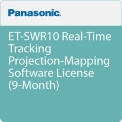 Panasonic ET-SWR10 Real-Time Tracking Projection-Mapping Software License (9-Month)(Panasonic Et Swr10 Real Time Tracking Projection Mapping Software License 9 Month)