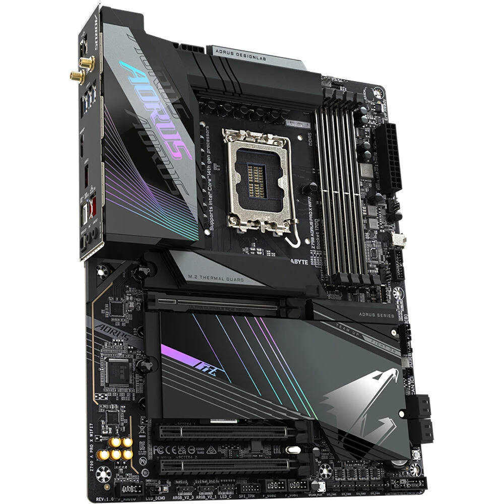 Gigabyte Z790 AORUS PRO X WIFI7 LGA1700 ATX Motherboard (Black)(Gigabyte Z790 Aorus Pro X Wifi7 Lga1700 Atx Motherboard Black) 1 Gigabyte Z790 AORUS PRO X WIFI7 LGA1700 ATX Motherboard (Black)(Gigabyte Z790 Aorus Pro X Wifi7 Lga1700 Atx Motherboard Black)