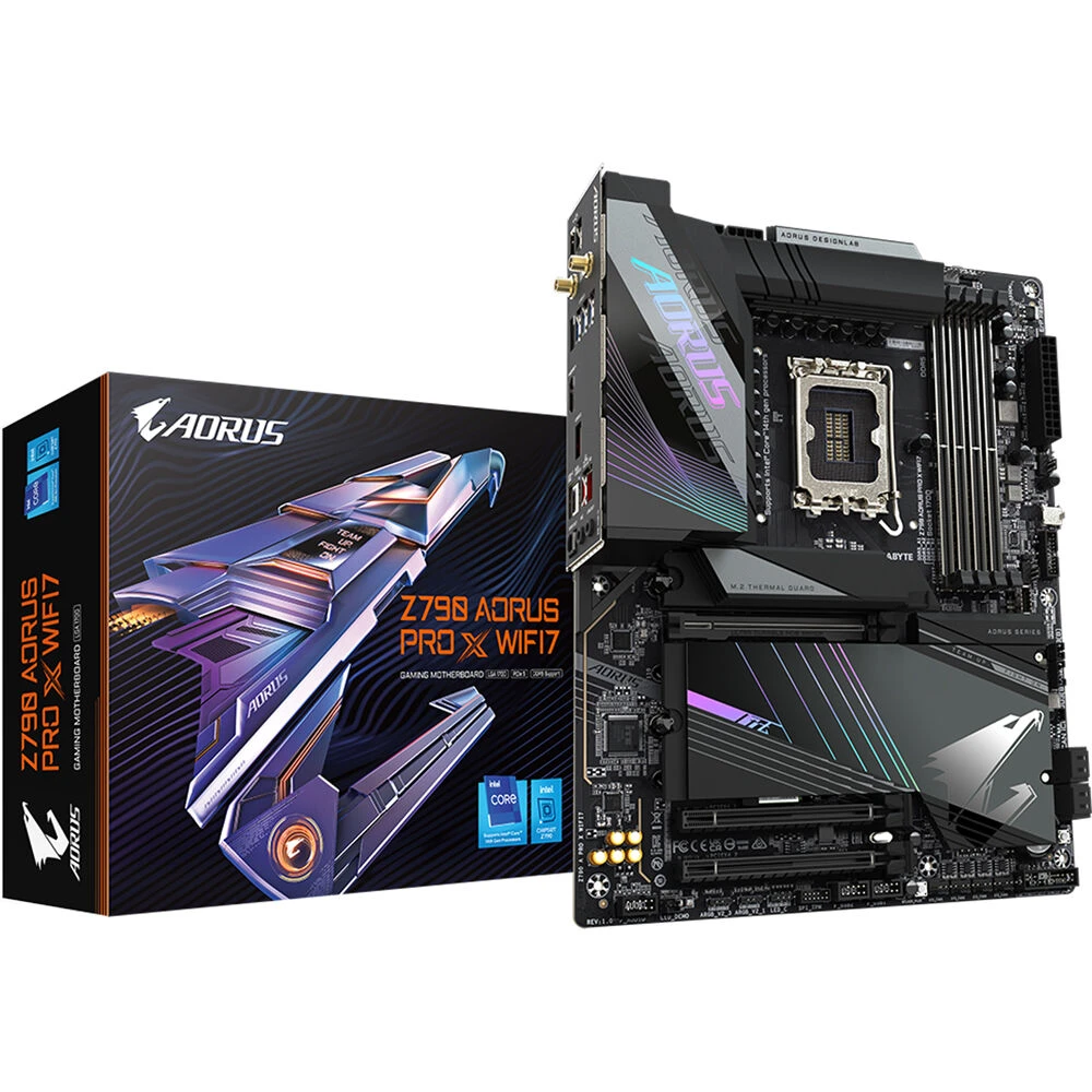 Gigabyte Z790 AORUS PRO X WIFI7 LGA1700 ATX Motherboard (Black)(Gigabyte Z790 Aorus Pro X Wifi7 Lga1700 Atx Motherboard Black) 6 Gigabyte Z790 AORUS PRO X WIFI7 LGA1700 ATX Motherboard (Black)(Gigabyte Z790 Aorus Pro X Wifi7 Lga1700 Atx Motherboard Black) - Image 6