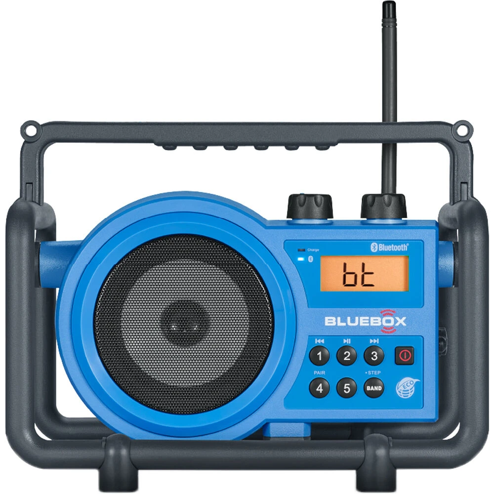 Sangean BB-100 Ultra-Rugged Portable Bluetooth Speaker With AM/FM Radio (Blue)(Sangean Bb 100 Ultra Rugged Portable Bluetooth Speaker With Am Fm Radio Blue) 2 Sangean BB-100 Ultra-Rugged Portable Bluetooth Speaker With AM/FM Radio (Blue)(Sangean Bb 100 Ultra Rugged Portable Bluetooth Speaker With Am Fm Radio Blue) - Image 2
