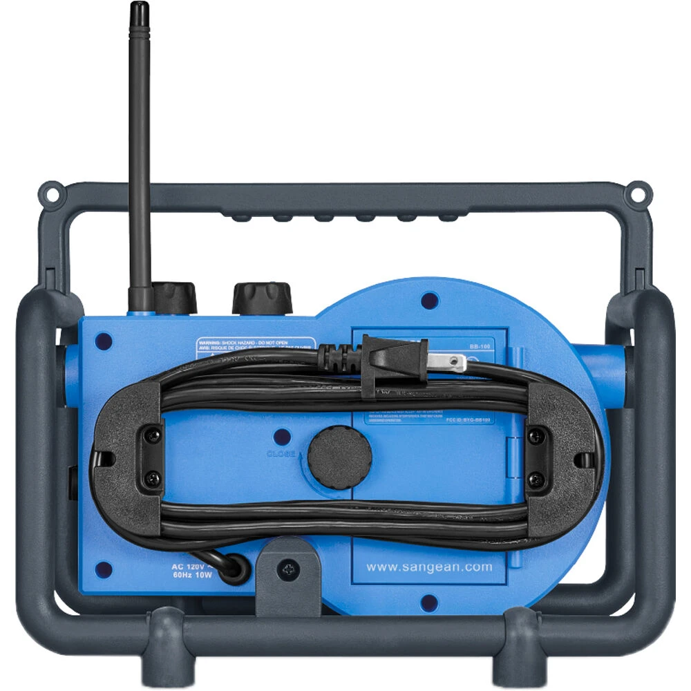 Sangean BB-100 Ultra-Rugged Portable Bluetooth Speaker With AM/FM Radio (Blue)(Sangean Bb 100 Ultra Rugged Portable Bluetooth Speaker With Am Fm Radio Blue) 3 Sangean BB-100 Ultra-Rugged Portable Bluetooth Speaker With AM/FM Radio (Blue)(Sangean Bb 100 Ultra Rugged Portable Bluetooth Speaker With Am Fm Radio Blue) - Image 3