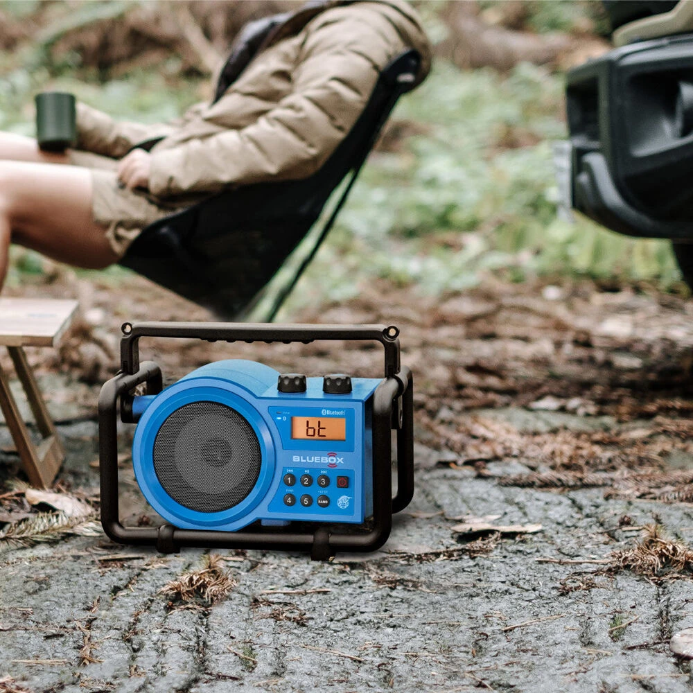 Sangean BB-100 Ultra-Rugged Portable Bluetooth Speaker With AM/FM Radio (Blue)(Sangean Bb 100 Ultra Rugged Portable Bluetooth Speaker With Am Fm Radio Blue) 5 Sangean BB-100 Ultra-Rugged Portable Bluetooth Speaker With AM/FM Radio (Blue)(Sangean Bb 100 Ultra Rugged Portable Bluetooth Speaker With Am Fm Radio Blue) - Image 5