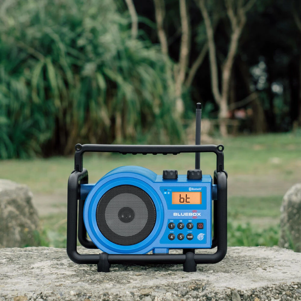 Sangean BB-100 Ultra-Rugged Portable Bluetooth Speaker With AM/FM Radio (Blue)(Sangean Bb 100 Ultra Rugged Portable Bluetooth Speaker With Am Fm Radio Blue) 6 Sangean BB-100 Ultra-Rugged Portable Bluetooth Speaker With AM/FM Radio (Blue)(Sangean Bb 100 Ultra Rugged Portable Bluetooth Speaker With Am Fm Radio Blue) - Image 6