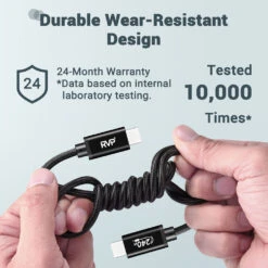 RVP+ 6' USB-C 2.0 Charging Cable (Black, 2-Pack)(Rvp 6 Usb C 2 0 Charging Cable Black 2 Pack) -Celestron Shop 1709052370 IMG 2197257