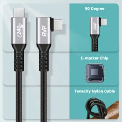 RVP+ 3' USB-C 3.2 Gen 2x2 Right-Angle Cable (Gray, 2-Pack)(Rvp 3 Usb C 3 2 Gen 2x2 Right Angle Cable Gray 2 Pack) 13 RVP+ 3' USB-C 3.2 Gen 2x2 Right-Angle Cable (Gray, 2-Pack)(Rvp 3 Usb C 3 2 Gen 2x2 Right Angle Cable Gray 2 Pack) -Celestron Shop 1709052370 IMG 2197285 e625f84e 8846 4abf 8143 15e9cd5f7f40