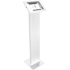 Mount-It! Anti-Theft Floor Standing Tablet Kiosk For Select IPad Models (White)(Mount It Anti Theft Floor Standing Tablet Kiosk For Select Ipad Models White)
